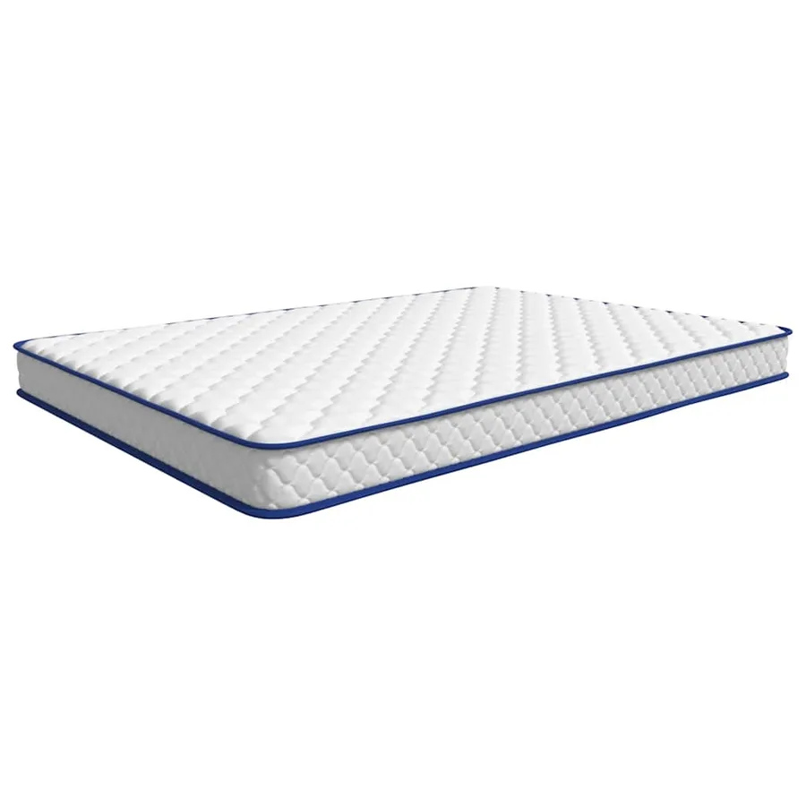 Matelas en mousse à mémoire de forme blanc 140x190x17 cm doux - 3