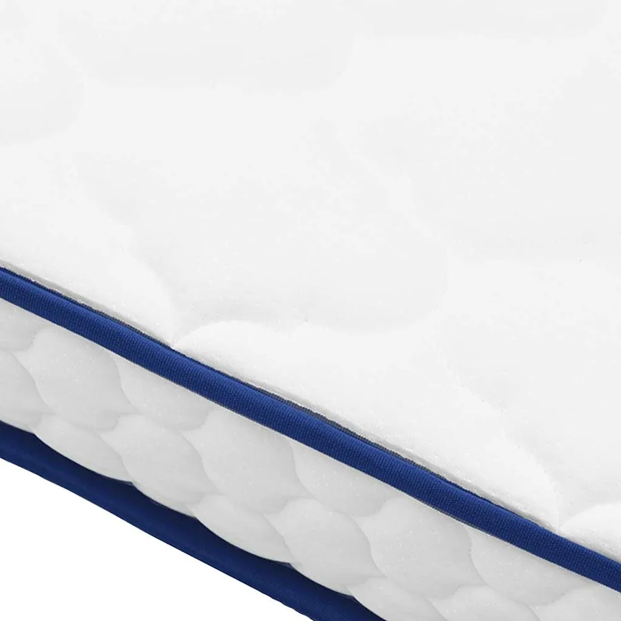 Matelas en mousse à mémoire de forme blanc 80x200x17 cm doux - 6