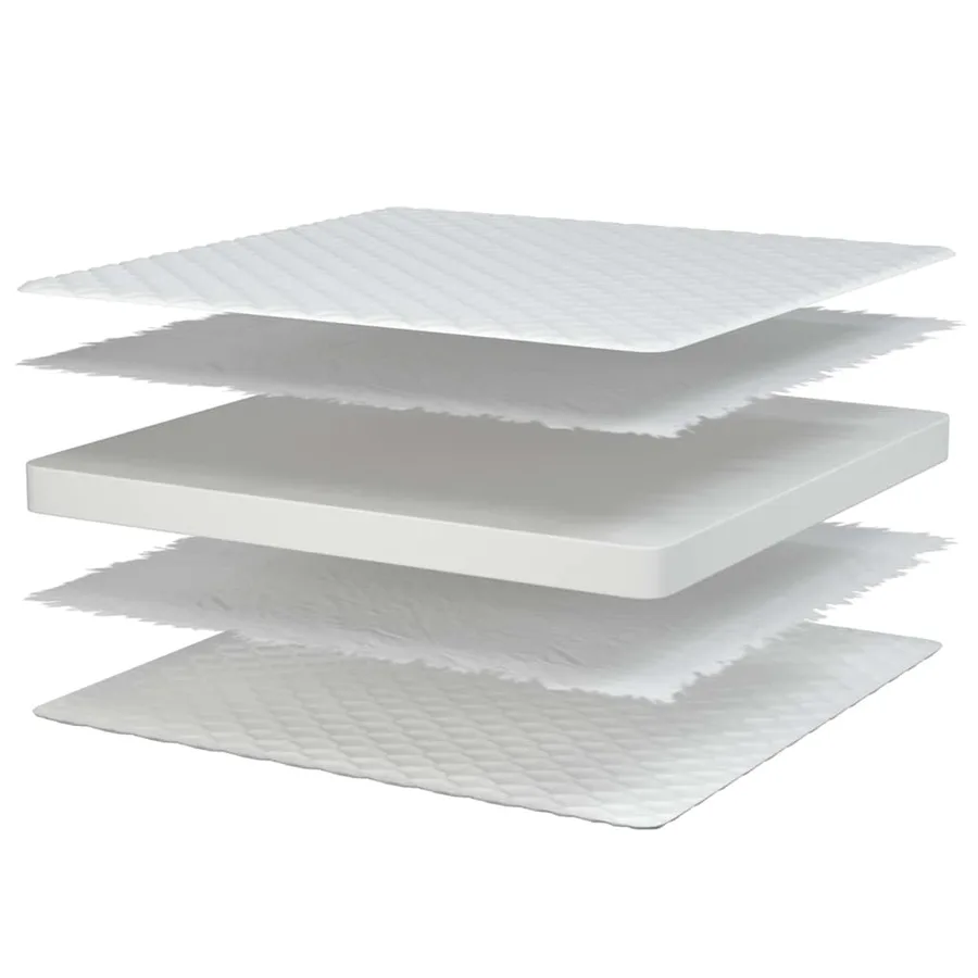 Matelas en mousse à mémoire de forme blanc 80x200x17 cm doux - 7