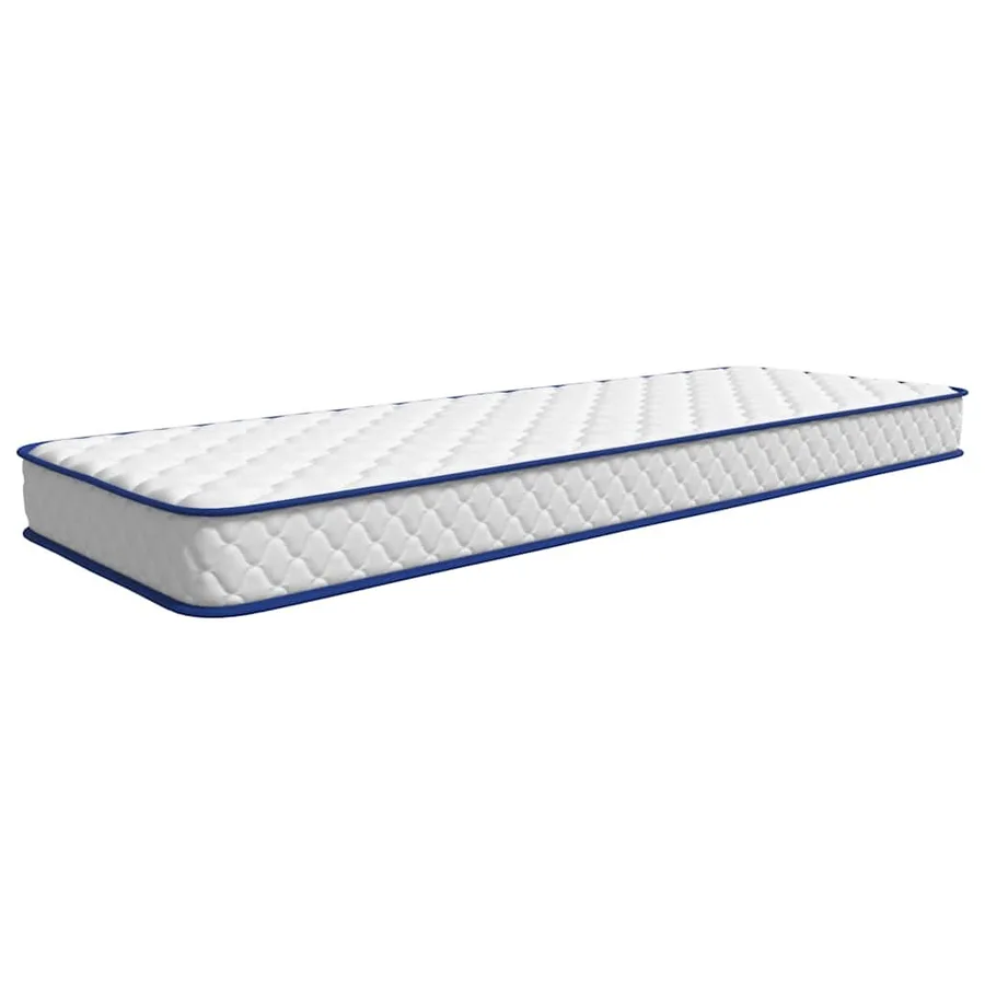 Matelas en mousse à mémoire de forme blanc 70x200x17 cm doux - 3
