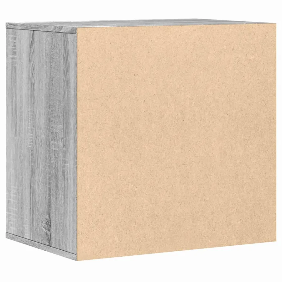 Commode d'angle sonoma gris 60x41x58 cm bois d'ingénierie - 6