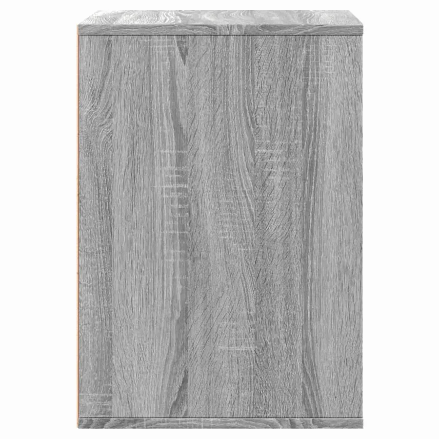 Commode d'angle sonoma gris 60x41x58 cm bois d'ingénierie - 7