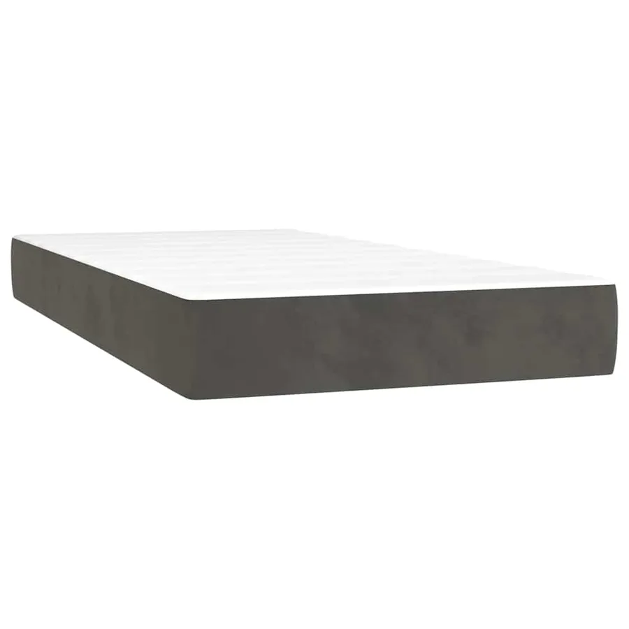 Matelas à ressorts ensachés 80 x 160 cm Gris foncé - 2