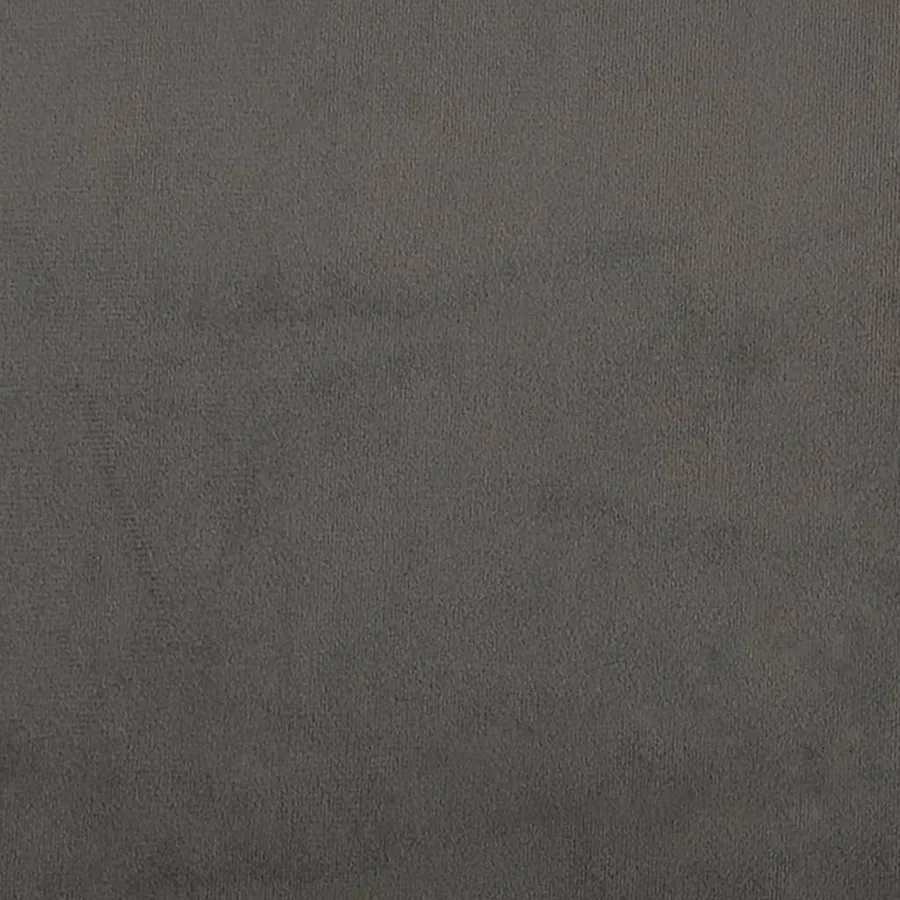 Tête de lit avec oreilles Gris foncé 203x16x78/88 cm Velours - 6
