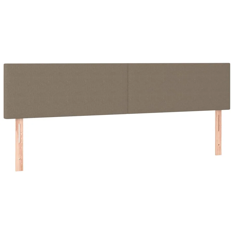 Sommier à lattes de lit avec matelas Taupe 180x200 cm Tissu - 6