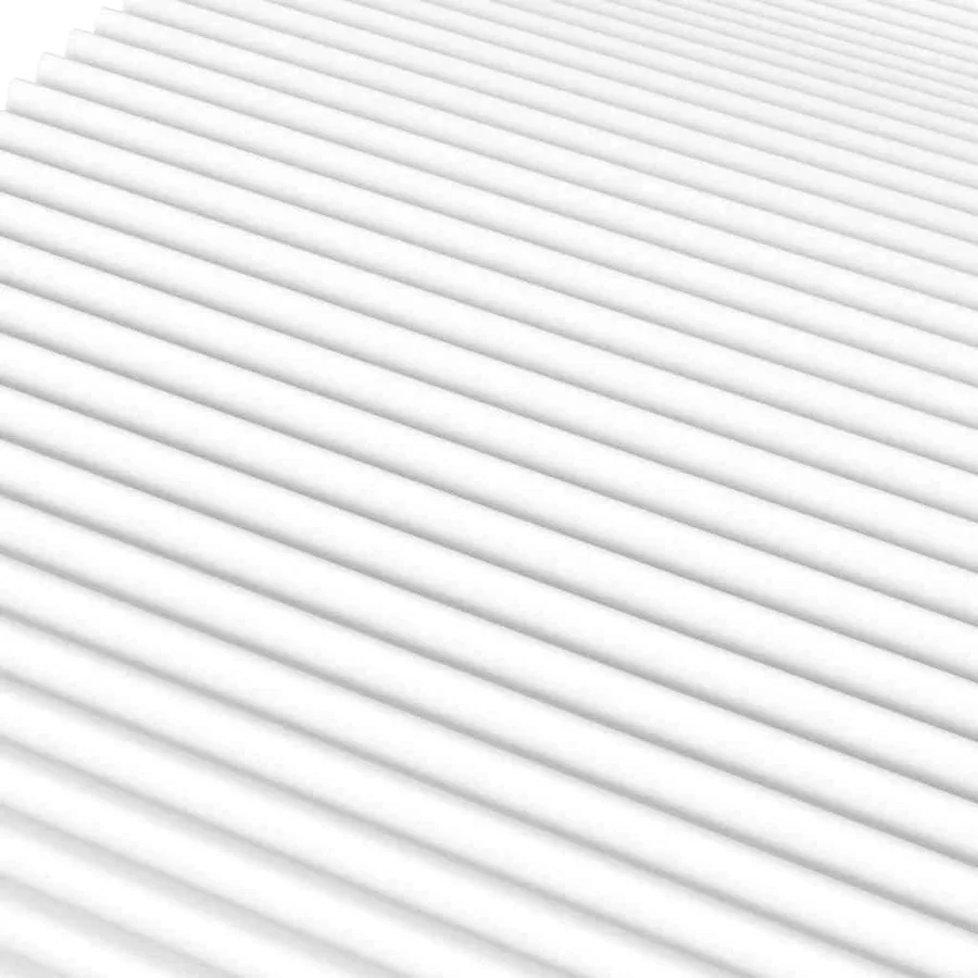 Matelas en mousse blanc 180x210 cm dureté H2 H3 - 5