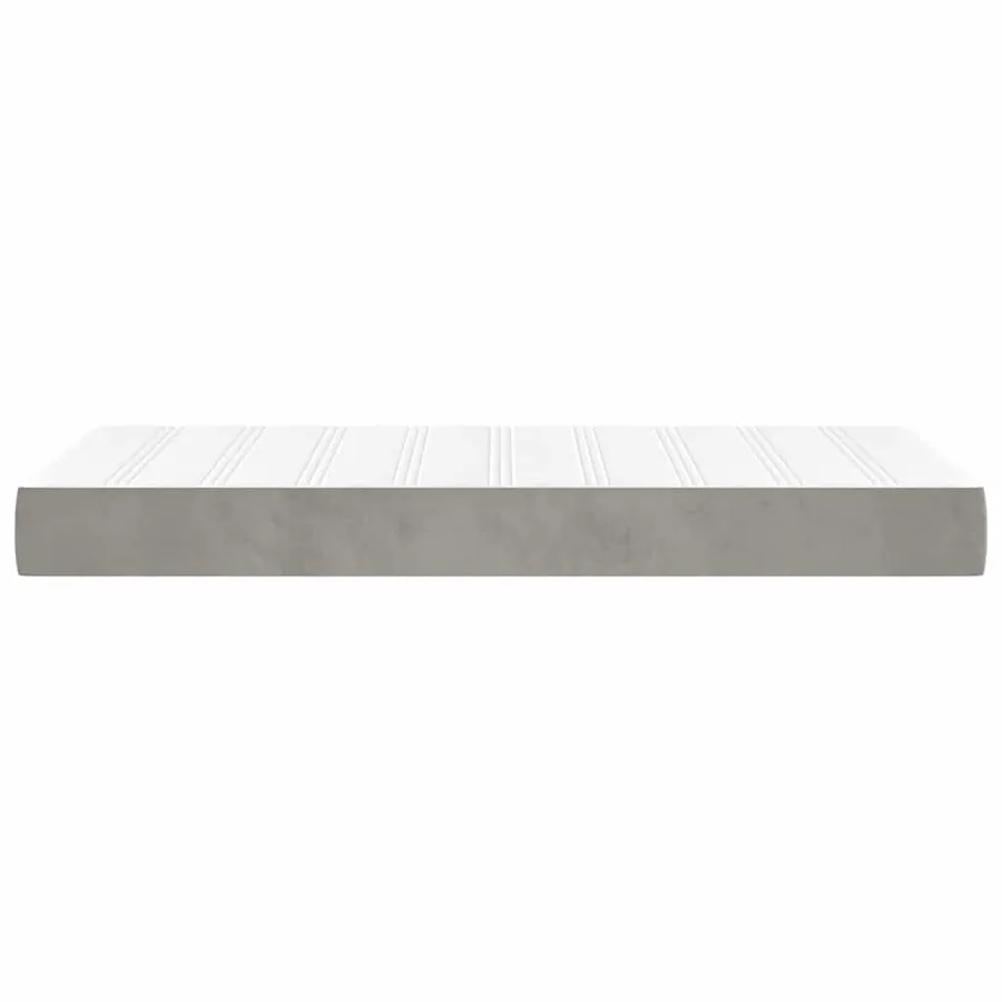 Matelas à ressorts ensachés 90 x 210 cm Gris clair - 4