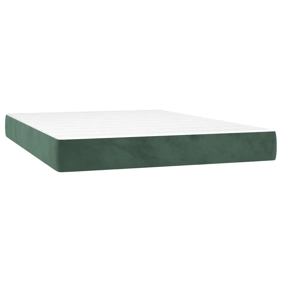 Matelas à ressorts ensachés 120 x 210 cm Vert foncé - 2