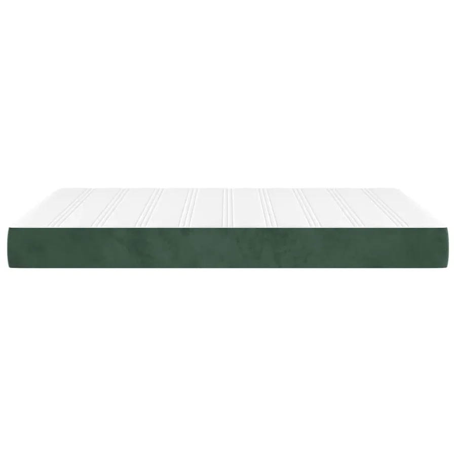 Matelas à ressorts ensachés 120 x 210 cm Vert foncé - 4