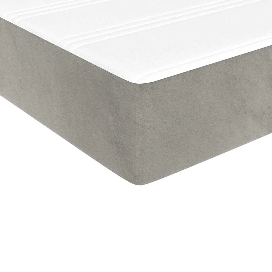 Matelas à ressorts ensachés 100 x 210 cm Gris clair - 5