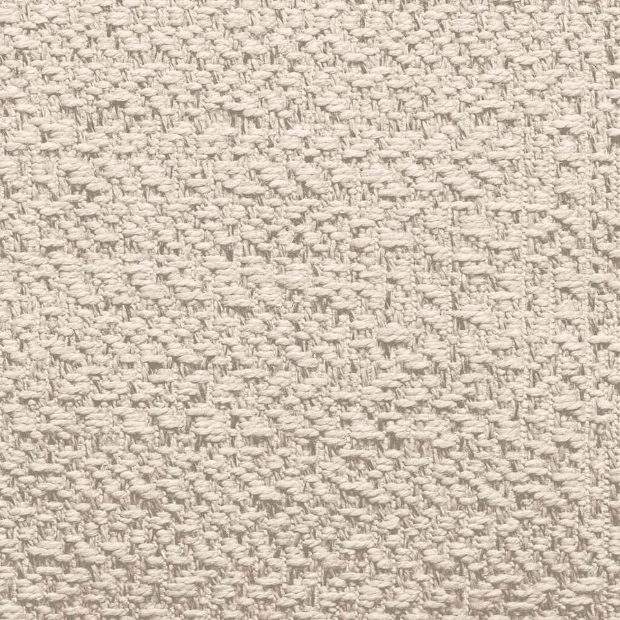 Tapis ZIZUR crème 200x200 cm aspect de jute intérieur extérieur - 5