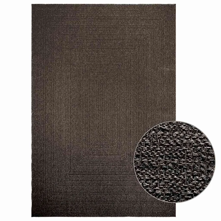 Tapis ZIZUR 200x290 cm aspect de jute intérieur extérieur