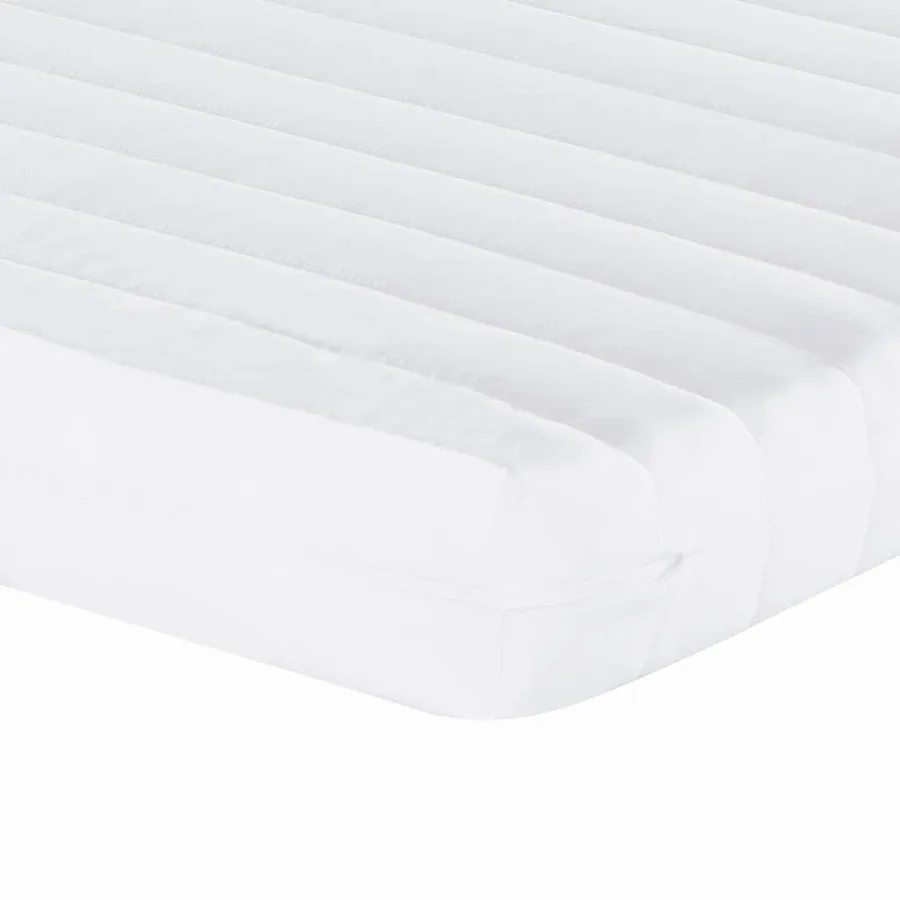 Matelas en mousse blanc 100x210 cm 7 zones dureté 20 ILD - 7