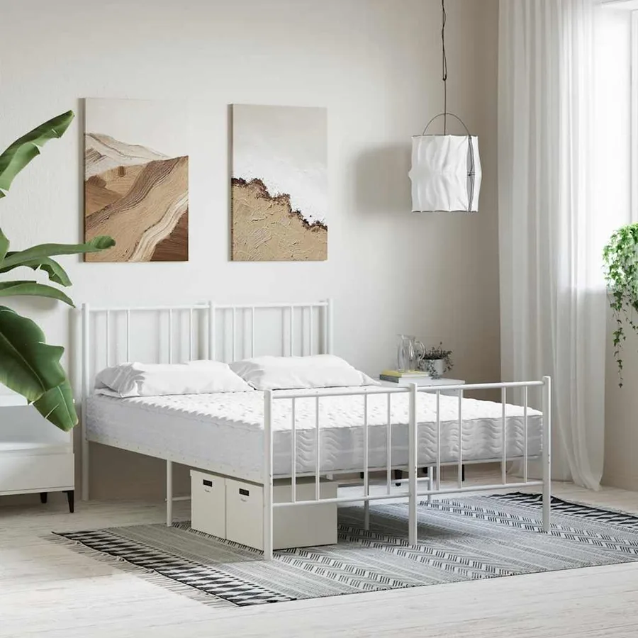 Matelas en mousse blanc 140x210 cm dureté H2 H3 - 2