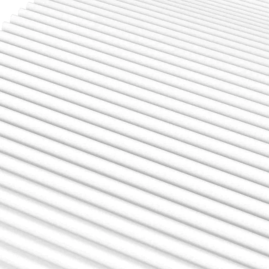 Matelas en mousse blanc 140x210 cm dureté H2 H3 - 5