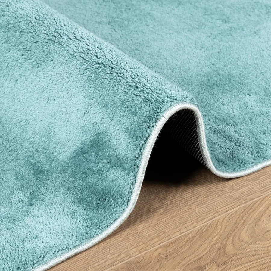 Tapis OVIEDO à poils courts vert 60x110 cm - 6