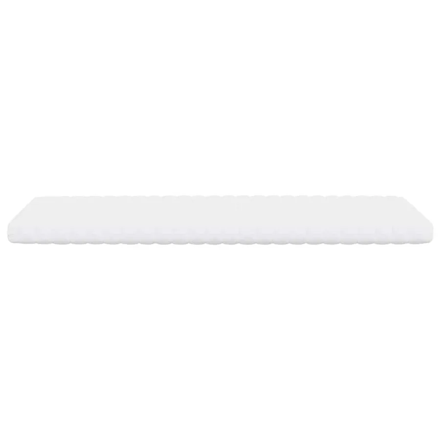 Matelas en mousse blanc 90x220 cm 7 zones dureté 20 ILD - 4