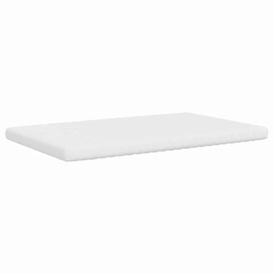 Matelas en mousse blanc 120x220 cm 7 zones dureté 20 ILD - 3