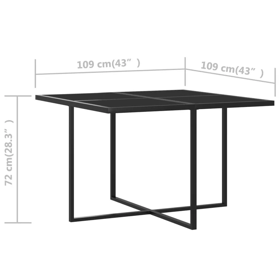 Ensemble à manger de jardin coussins 9pcs Résine tressée Gris - 16