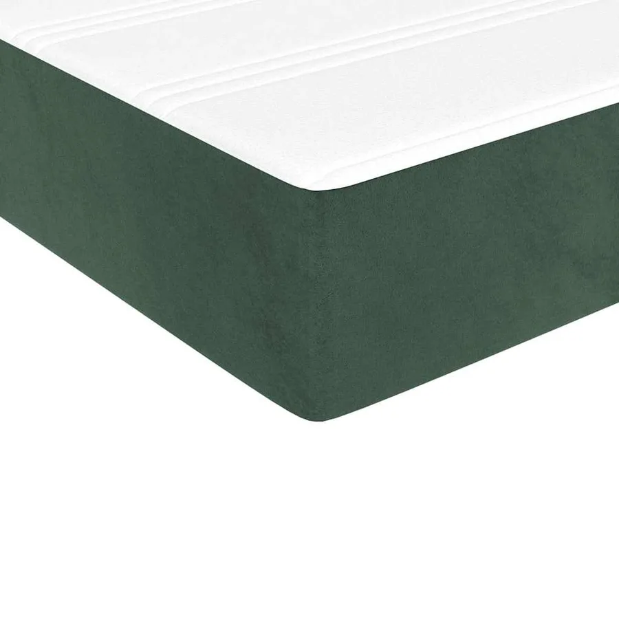Matelas à ressorts ensachés 90 x 220 cm Vert foncé - 5