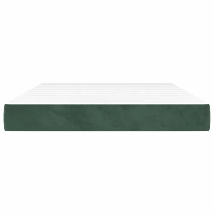 Matelas à ressorts ensachés 140 x 210 cm Vert foncé - 3