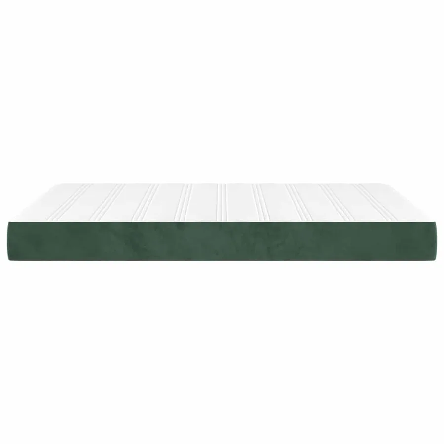 Matelas à ressorts ensachés 140 x 210 cm Vert foncé - 4