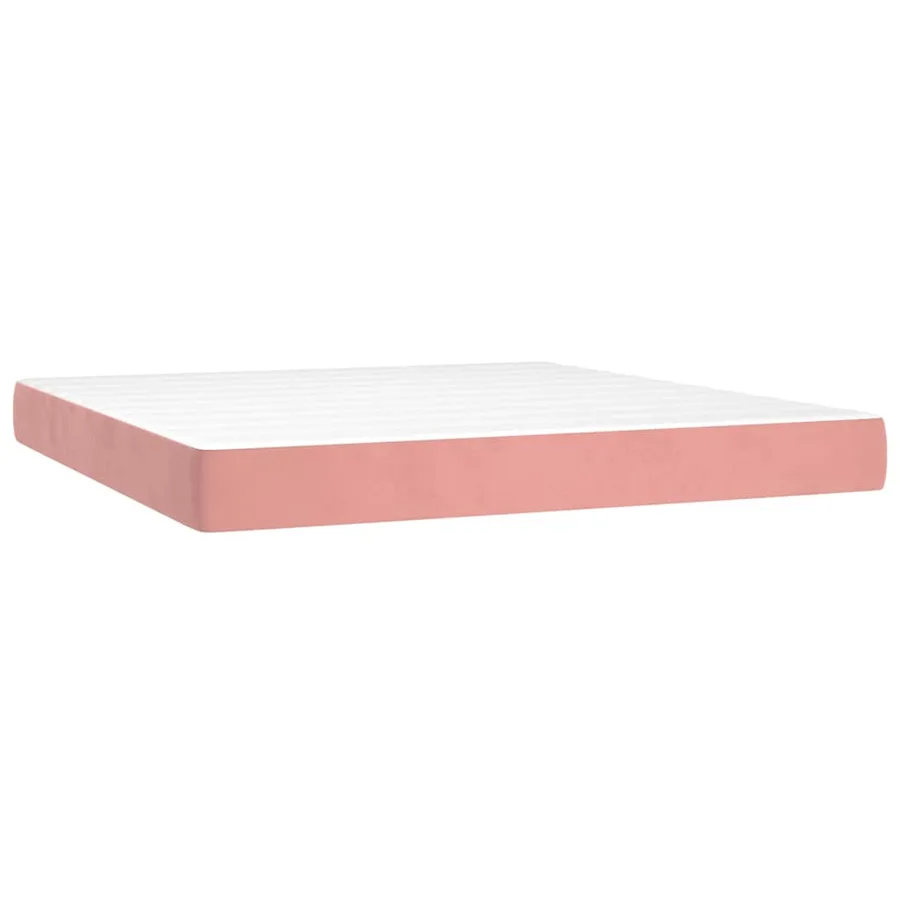 Matelas à ressorts ensachés 160 x 210 cm Rose - 2