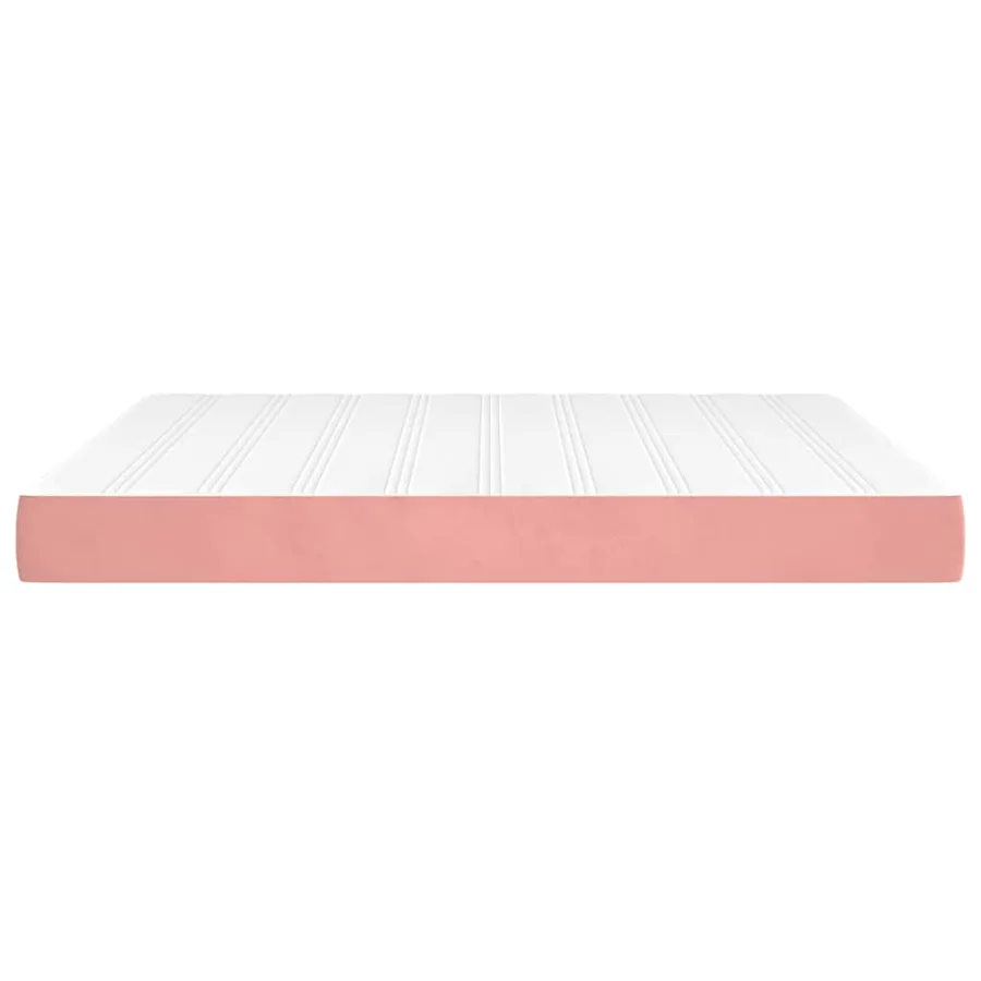 Matelas à ressorts ensachés 160 x 210 cm Rose - 4