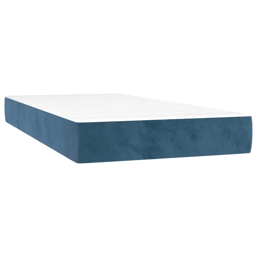 Matelas à ressorts ensachés 80 x 220 cm Bleu foncé - 2