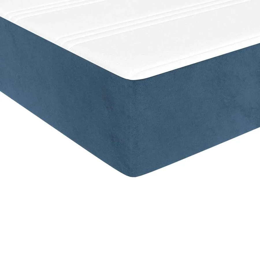 Matelas à ressorts ensachés 80 x 220 cm Bleu foncé - 5