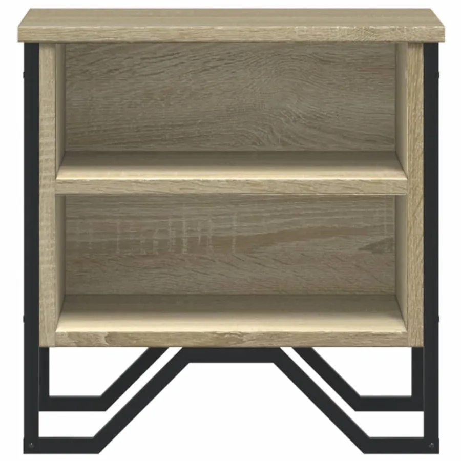 Tables de chevet 2pcs chêne sonoma 40x30x40cm bois d'ingénierie - 5