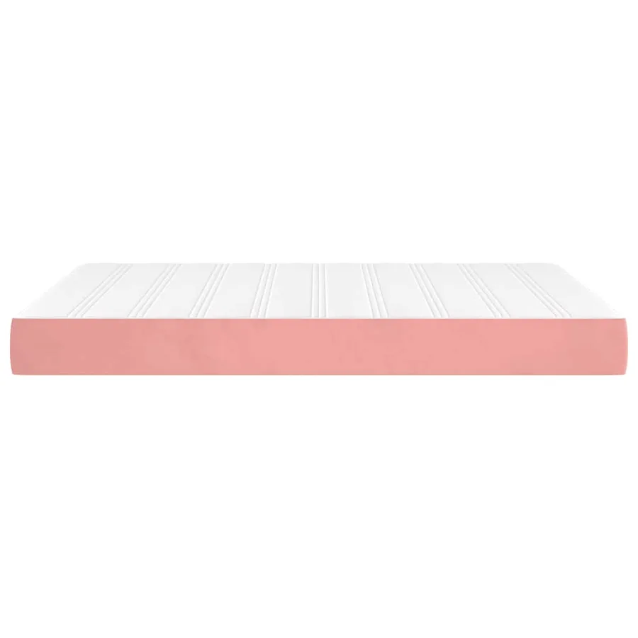 Matelas à ressorts ensachés 140 x 210 cm Rose - 4
