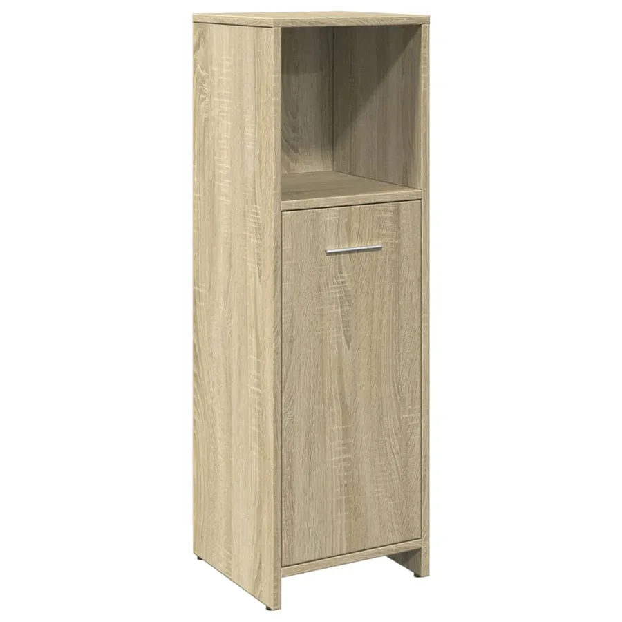 Ensemble de meubles de salle de bain 4 pcs chêne sonoma - 10