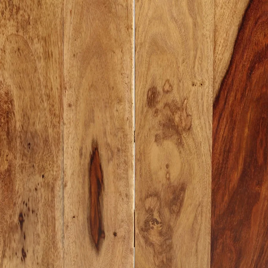 Table de salle à manger 160x80x75 cm Bois de Sesham massif - 7