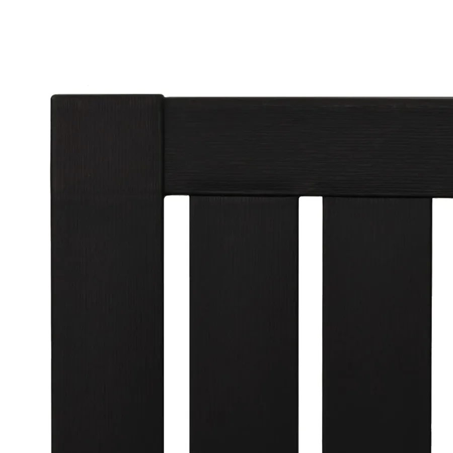 Chaises de jardin Adirondack lot de 2 noir polypropylène - 7