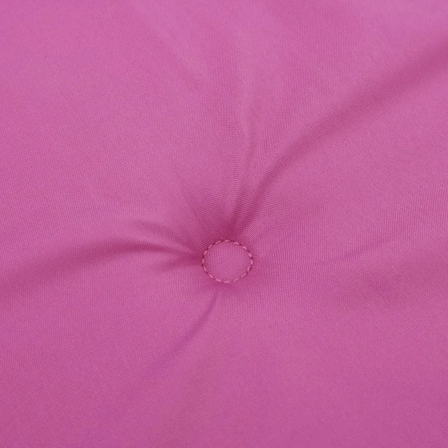 Coussins de chaise à dossier haut lot de 4 rose tissu - 8