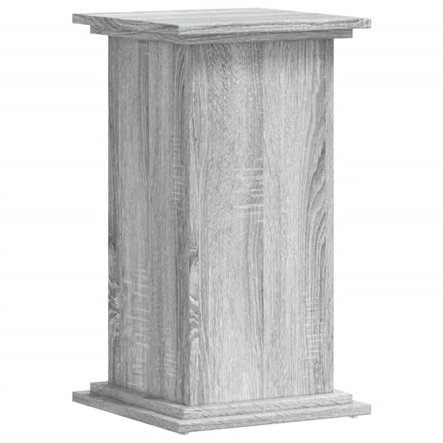 Support pour plantes sonoma gris 33x33x60 cm bois d'ingénierie - 2