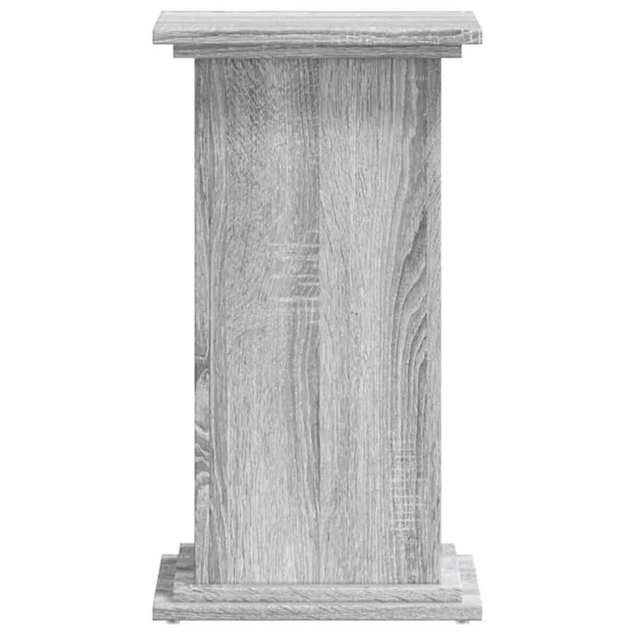 Support pour plantes sonoma gris 33x33x60 cm bois d'ingénierie - 3