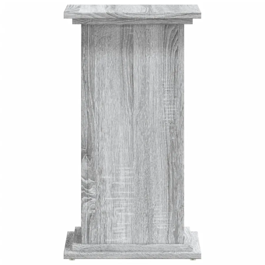 Support pour plantes sonoma gris 33x33x60 cm bois d'ingénierie - 5