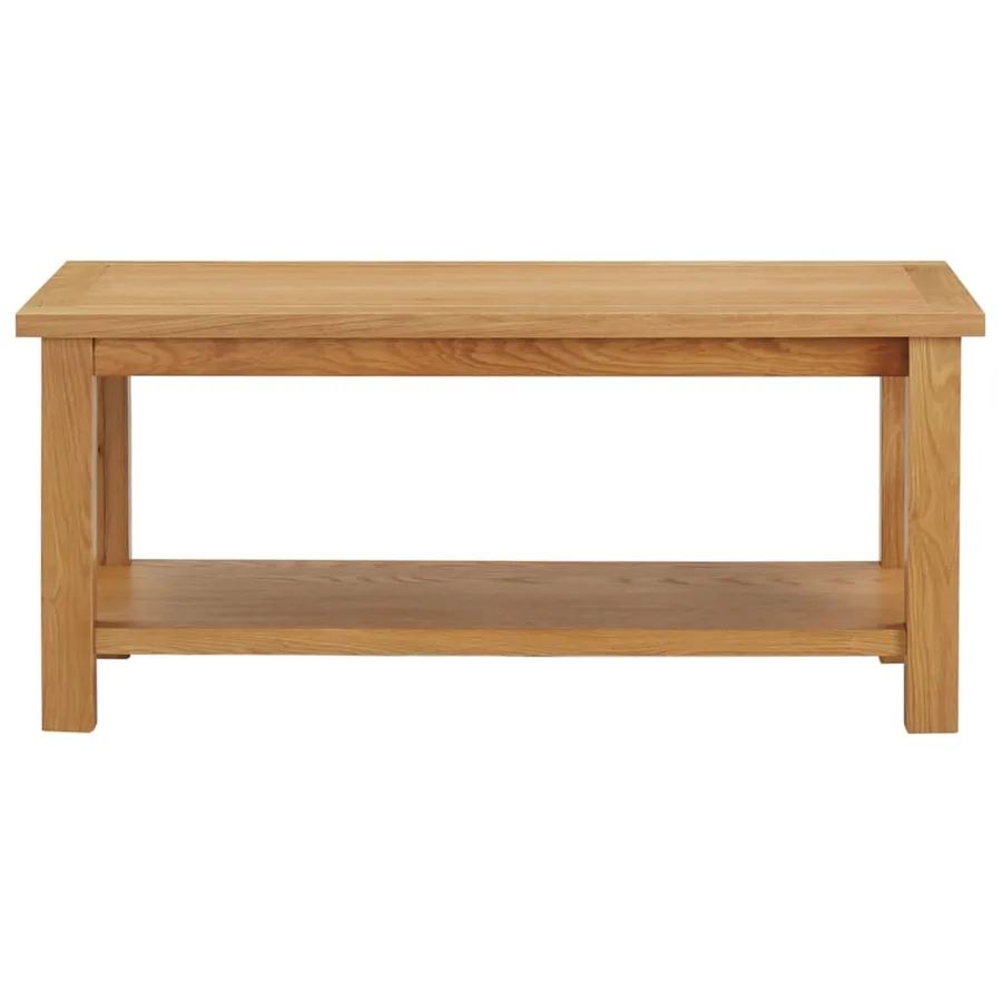 Table basse 90x45x40 cm Bois de chêne massif - 2