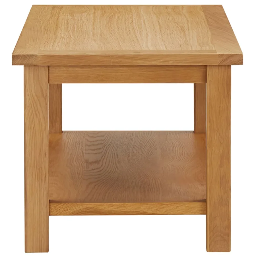 Table basse 90x45x40 cm Bois de chêne massif - 3