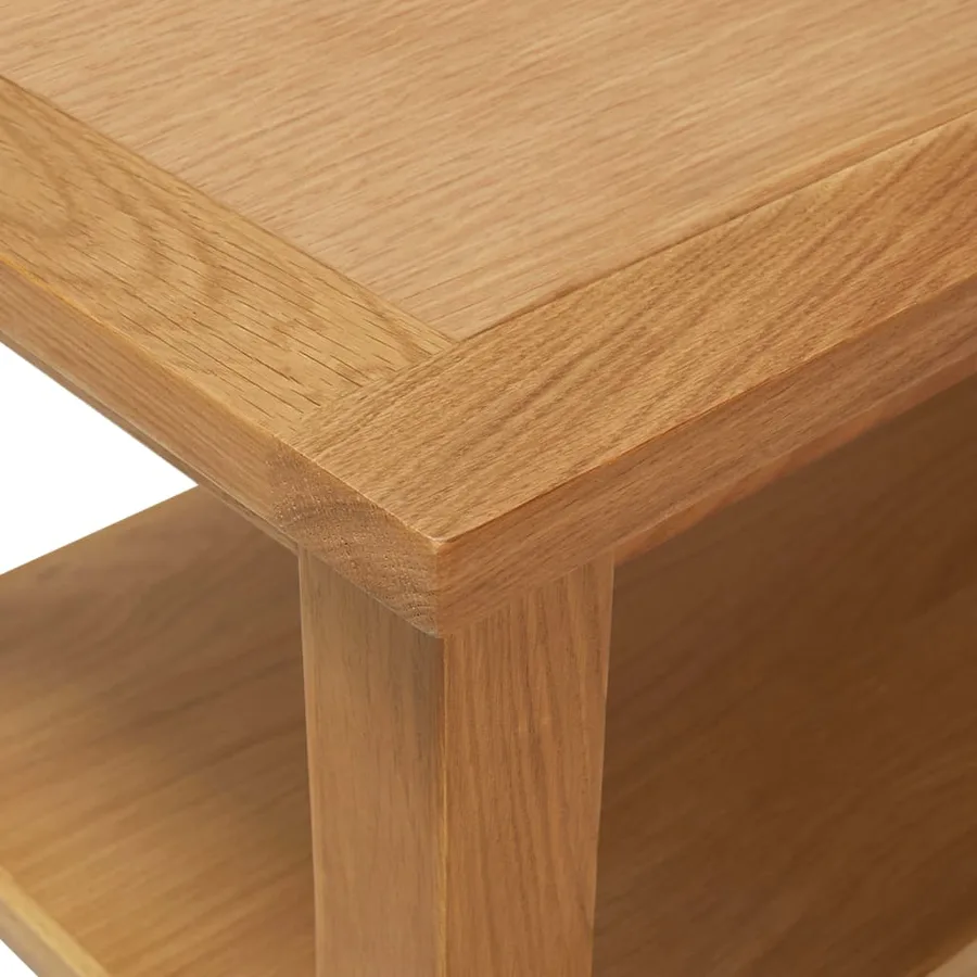 Table basse 90x45x40 cm Bois de chêne massif - 5