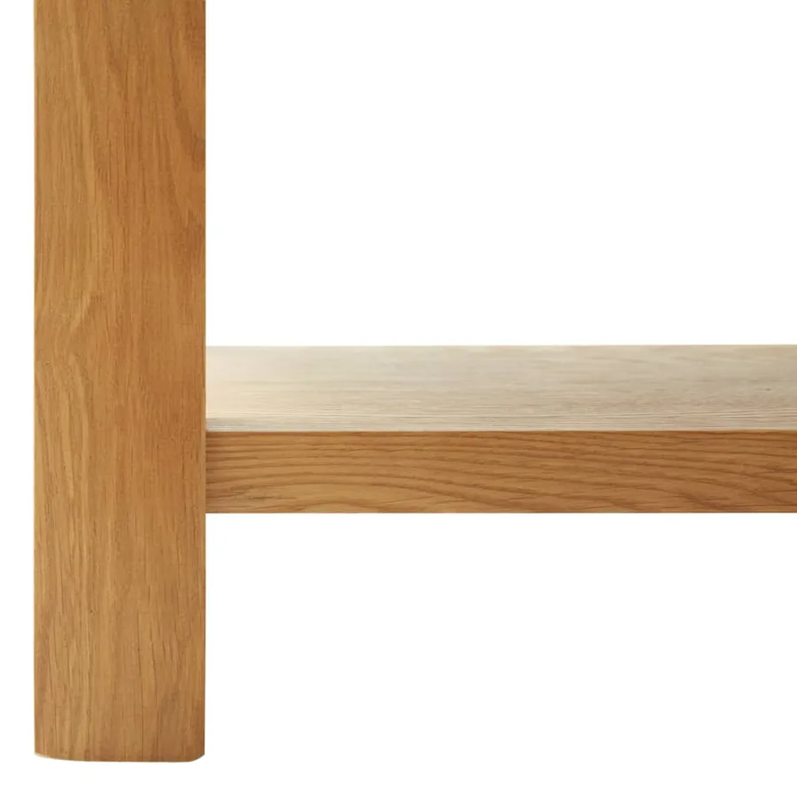 Table basse 90x45x40 cm Bois de chêne massif - 6