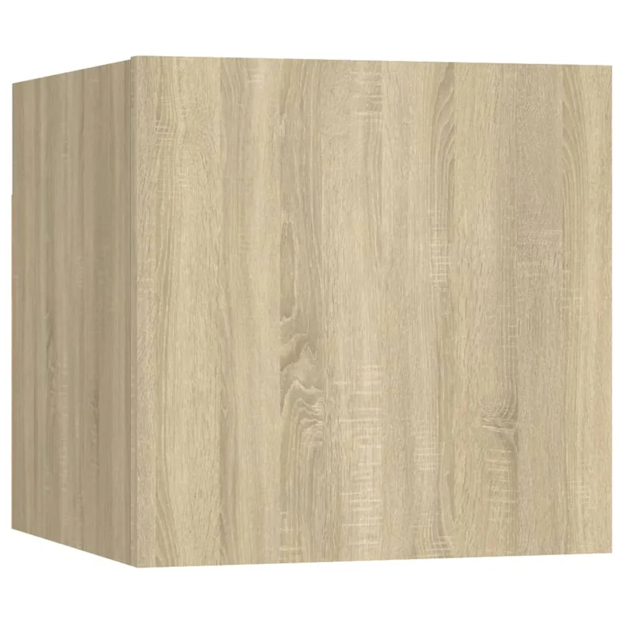 Ensemble de meubles TV 4 pcs Chêne sonoma Bois d'ingénierie - 5