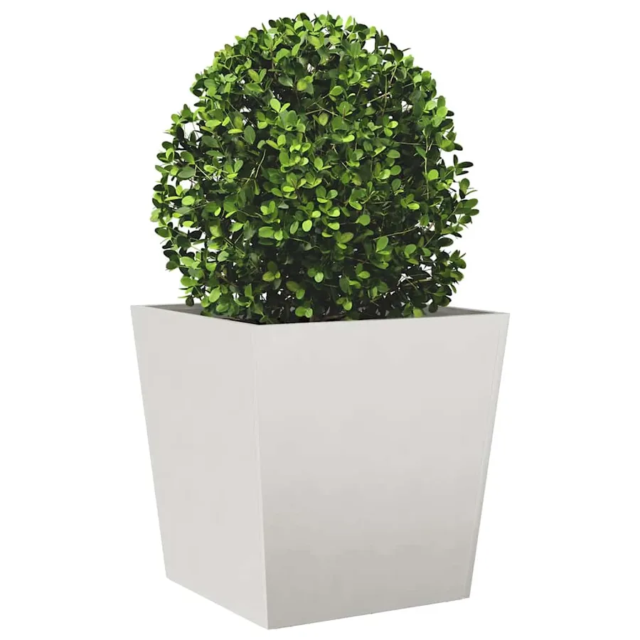 Jardinières 2 pcs 50x50x50 cm acier inoxydable - 4