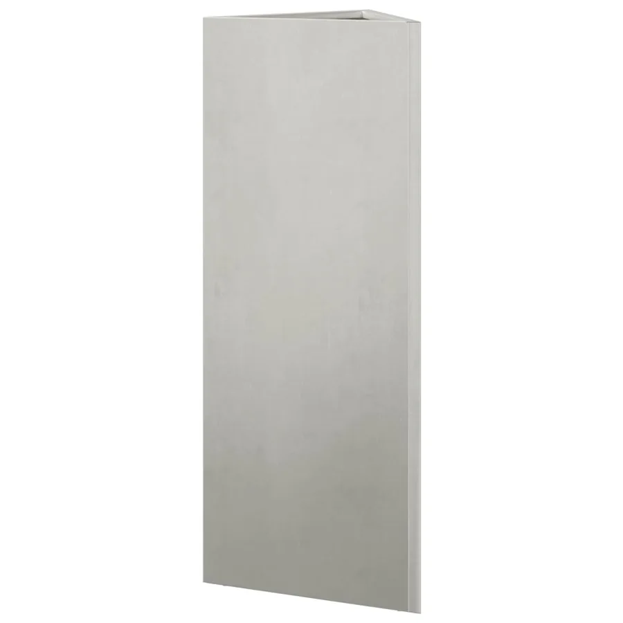 Jardinière triangulaire 30x26x75 cm acier inoxydable - 6