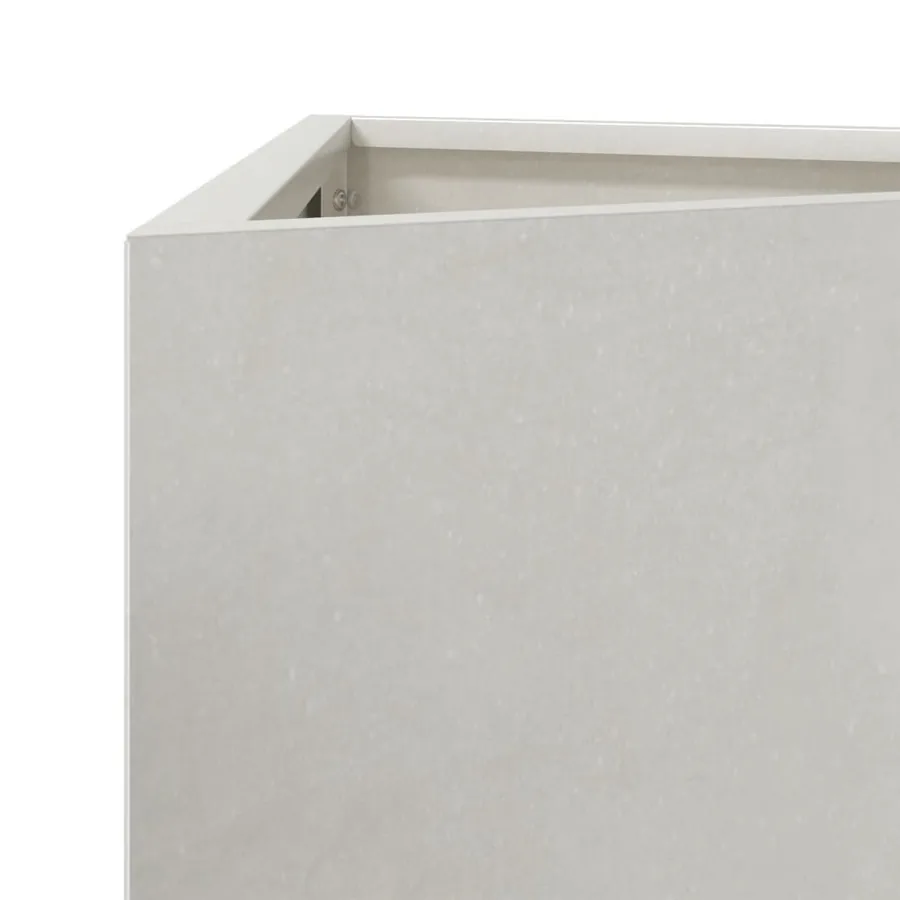 Jardinière triangulaire 30x26x75 cm acier inoxydable - 7
