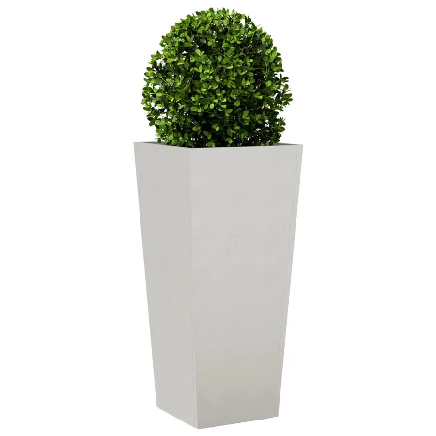 Jardinières 2 pcs 35x35x75 cm acier inoxydable - 4