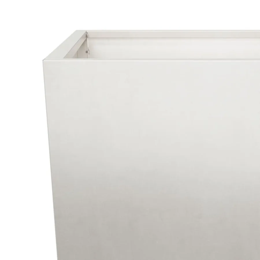 Jardinières 2 pcs 35x35x75 cm acier inoxydable - 9