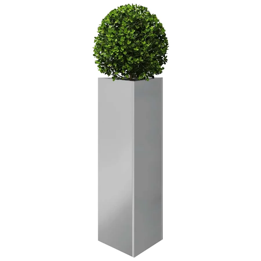 Jardinière triangulaire 30x26x75 cm acier galvanisé - 3